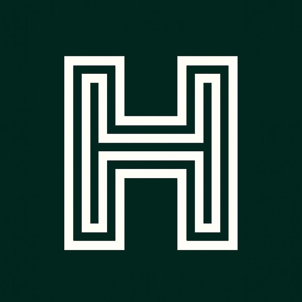 H logo